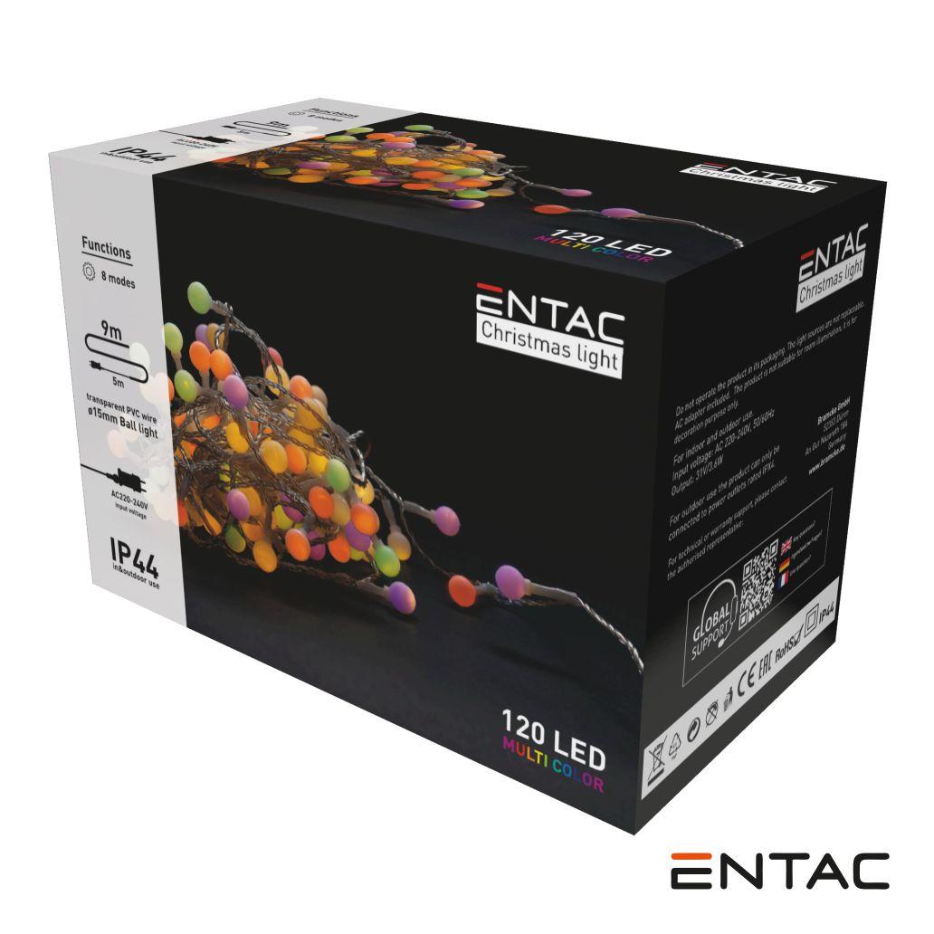 (imagem para) Luzes de Natal 120 LEDS Multicor 220V 9m