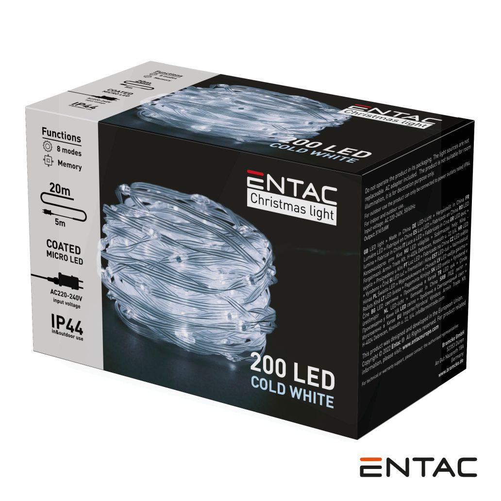 (imagem para) Luzes de Natal 200 Micro LED 3mm 6400K 220V 20m