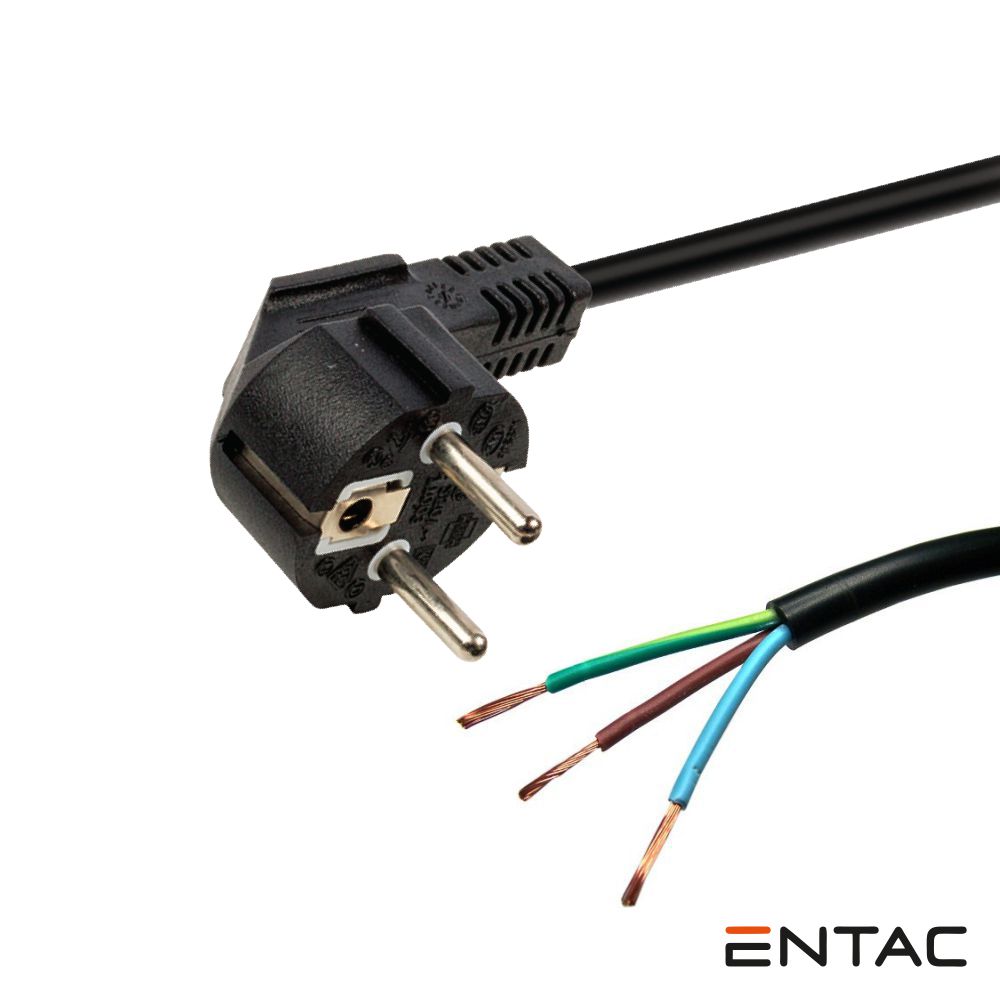 (imagem para) CABO ALIMENTAÇÃO SCHUKO MACHO 3G1.5 1.5M ENTAC