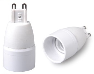 (imagem para) SUPORTE ADAPTADOR LAMPADA G9 -> E14