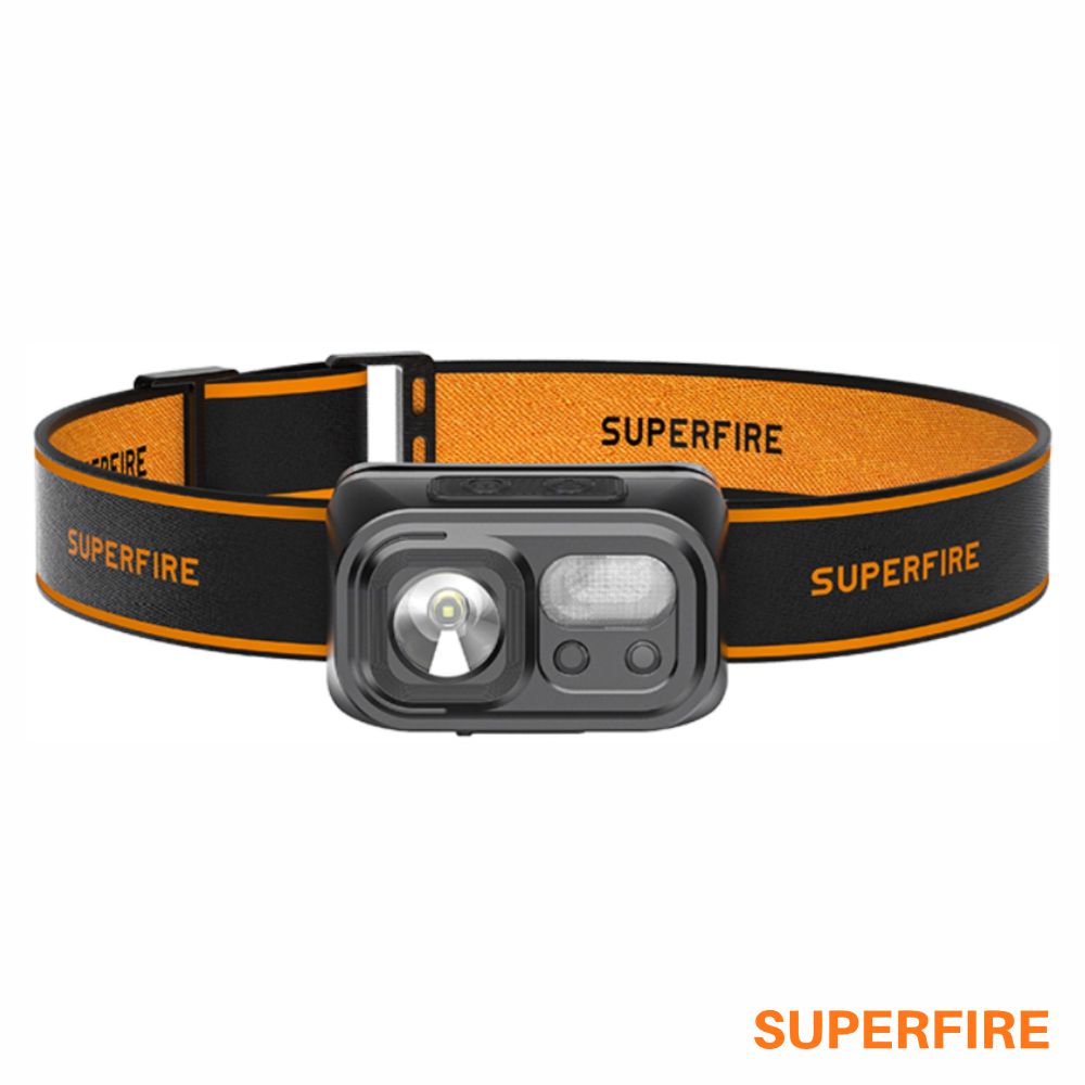 (imagem para) LANTERNA DE CABEÇA 5W 350LM IP44 SUPERFIRE