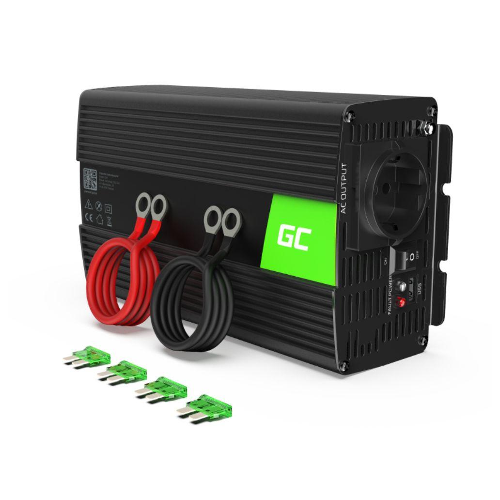 (imagem para) Conversor 12V-230V 1000W Onda Modificada GREEN CELL
