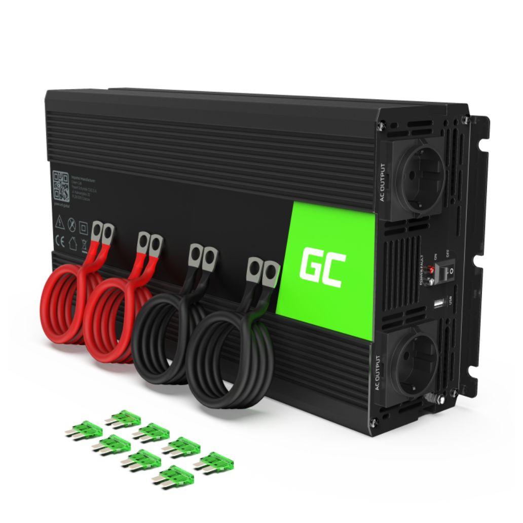 (imagem para) Conversor 24V-230V 2000W Onda Pura GREEN CELL