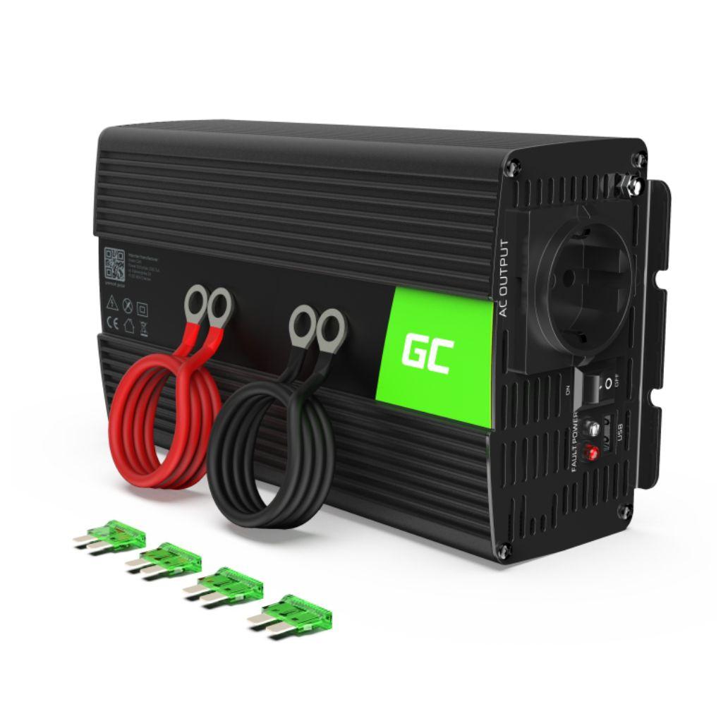 (imagem para) Conversor 24V-230V 1000W Onda Modificada GREEN CELL