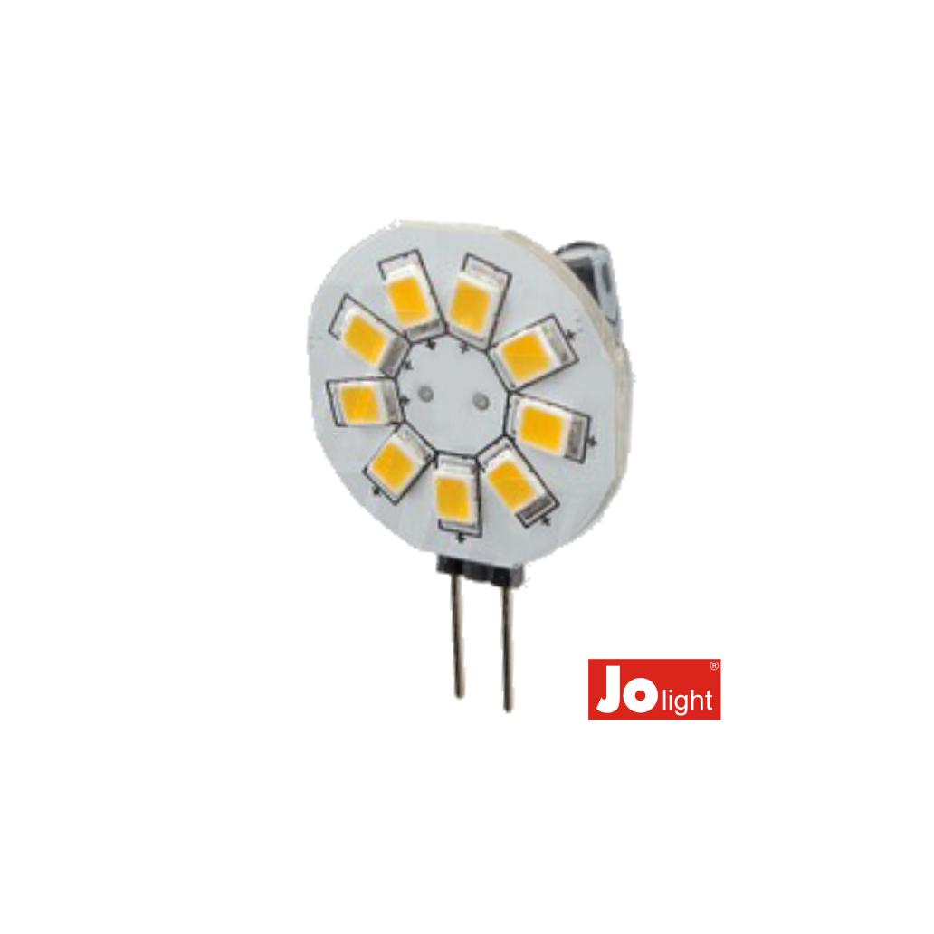 (imagem para) Lâmpada G4 1.2W 12V 9 LEDS Branco Quente Jolight