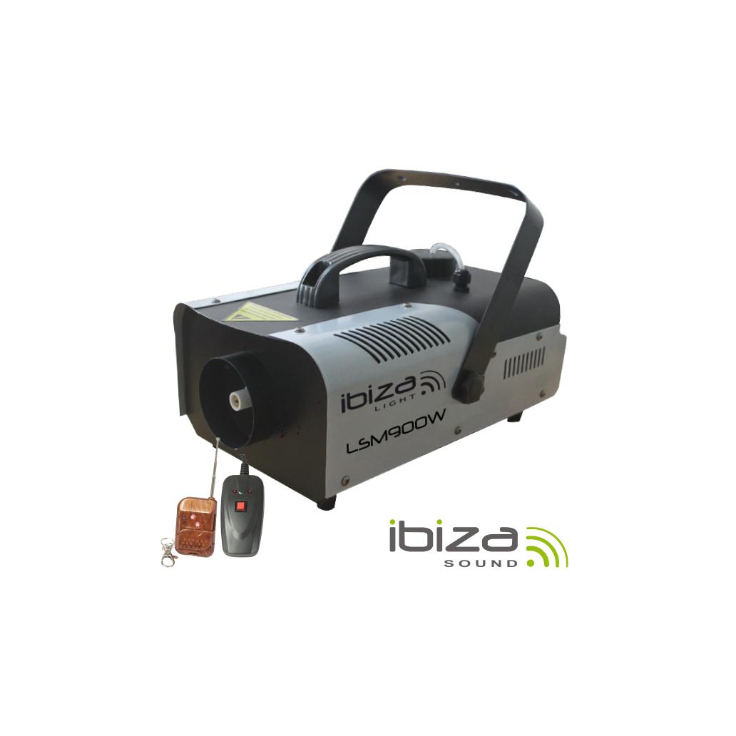 (imagem para) Máquina De Fumos 900W Controlador/Comando IBIZA
