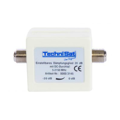 (imagem para) Atenuador Sinal TV 0 a 20dB / 5-2150 MHz
