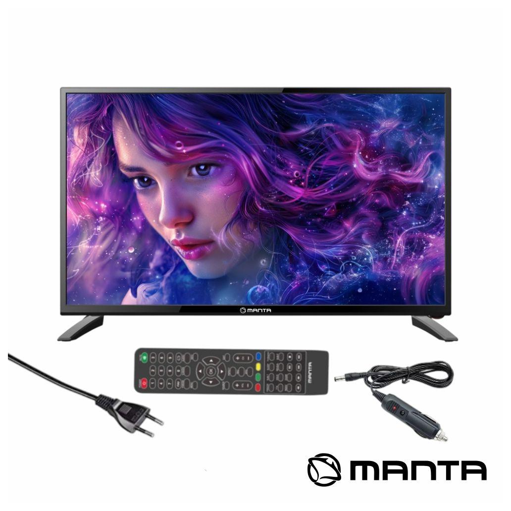 (imagem para) TV LED 24" HD HDMI USB Colunas 2x3W 12V/230V MANTA
