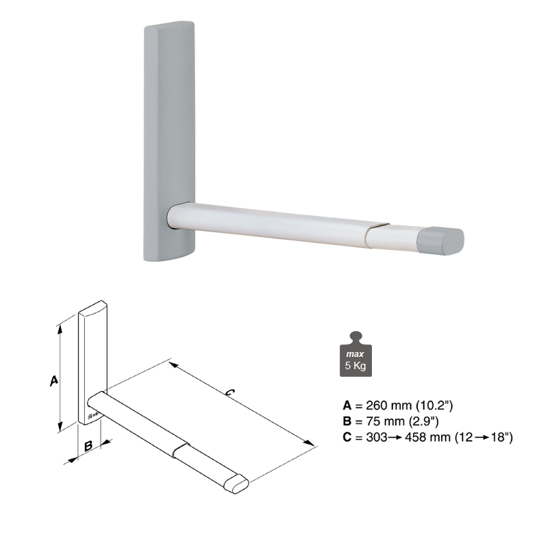 (imagem para) Suporte Microondas - SPACE SYSTEM OVEN 50 (par)