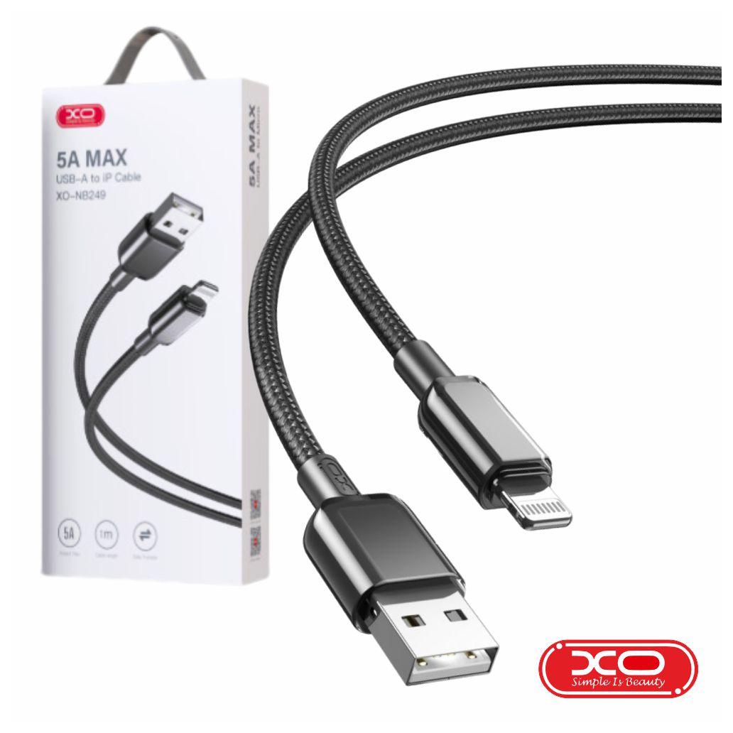 (imagem para) Cabo USB-A Macho / Lightning Macho 1m Preto XO