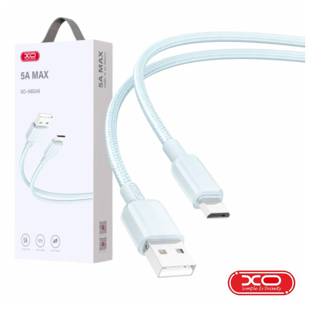 Cabo USB-A Macho / MicroUSB Macho 1m Branco XO (imagem para) Cabo USB-A Macho / MicroUSB Macho 1m Branco XO