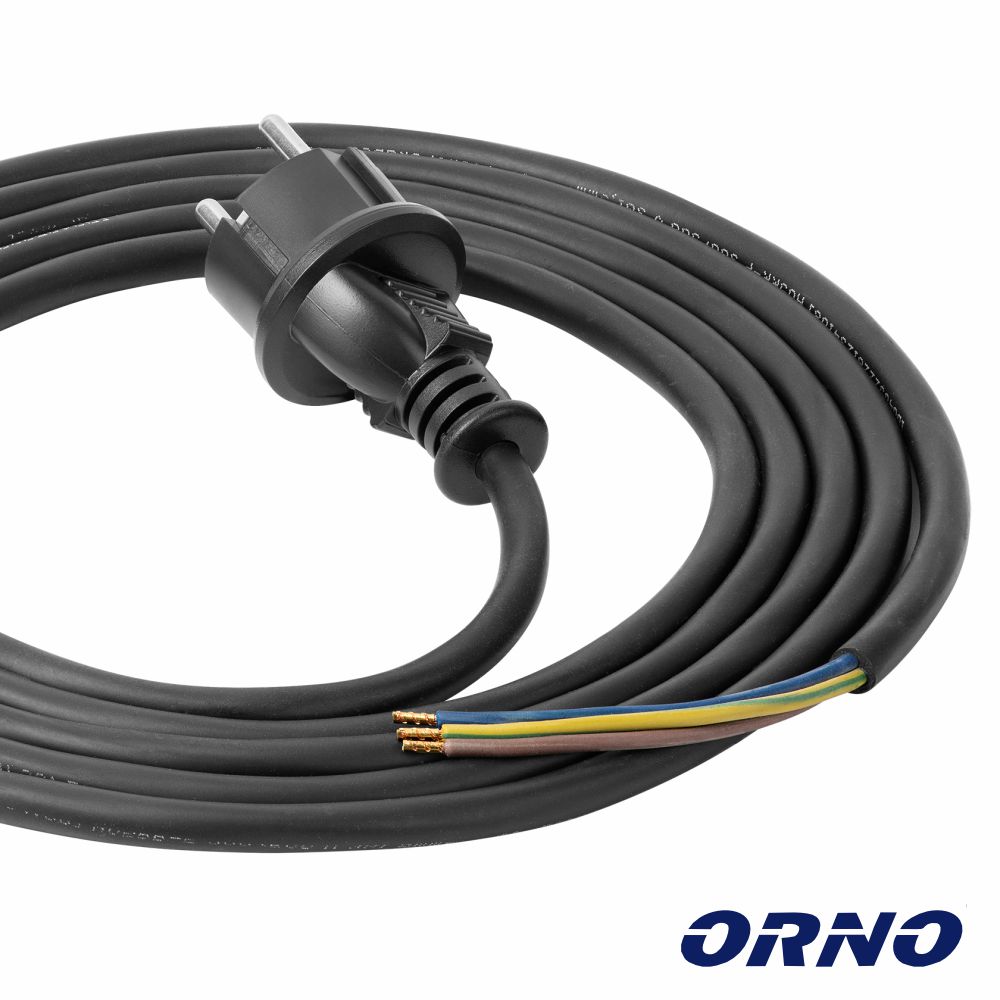 (imagem para) CABO ALIMENTAÇÃO SCHUKO MACHO H05RR-F 3G1.5 3M ORNO