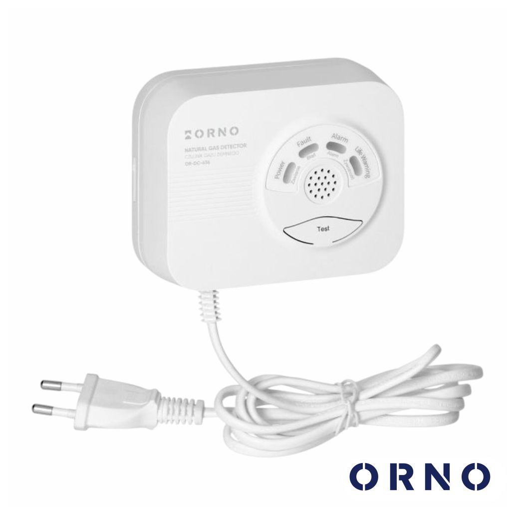 (imagem para) Detetor De Gás Natural 230VAC C/ Alarme ORNO