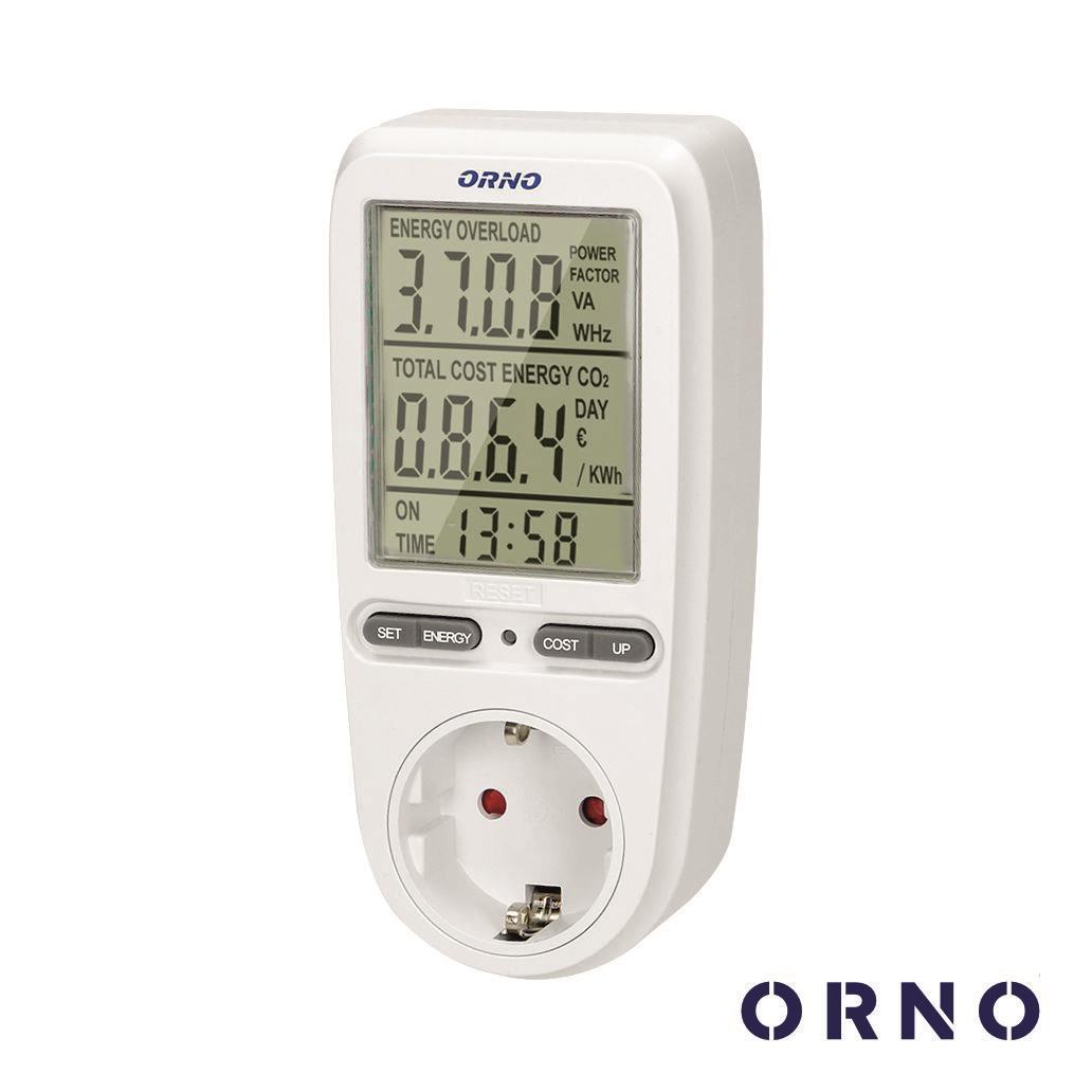 (imagem para) Contador De Energia 230V/16A C/ Tomada ORNO