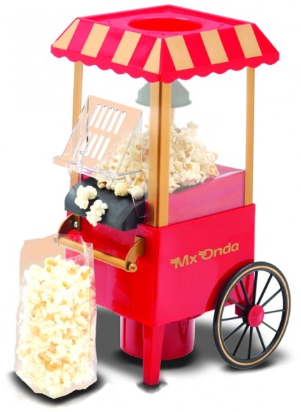 (imagem para) MÁQUINA FÁBRICA DE PIPOCAS (PIPOQUEIRA) C/ AR QUENTE - MX ONDA