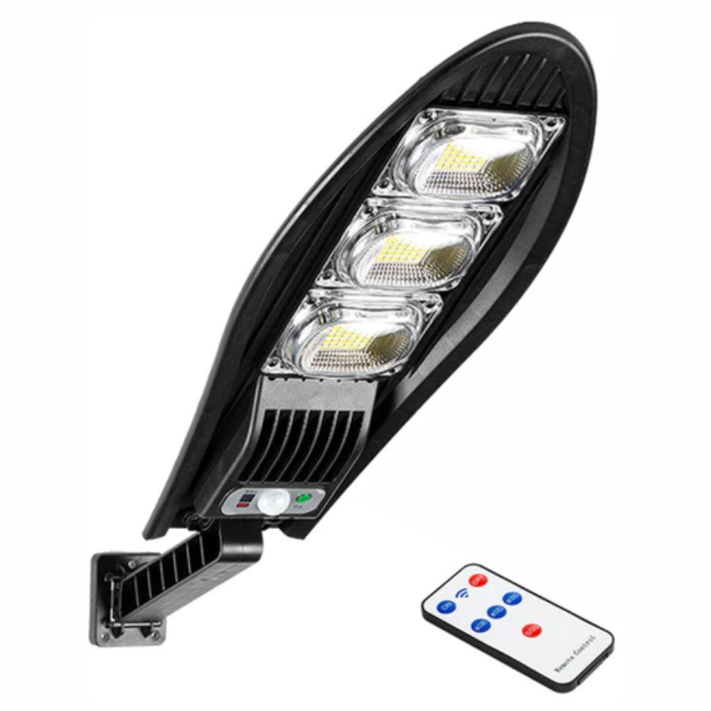 (imagem para) CANDEEIRO EXTERIOR C/ SENSOR MOVIMENTO E PAINEL SOLAR