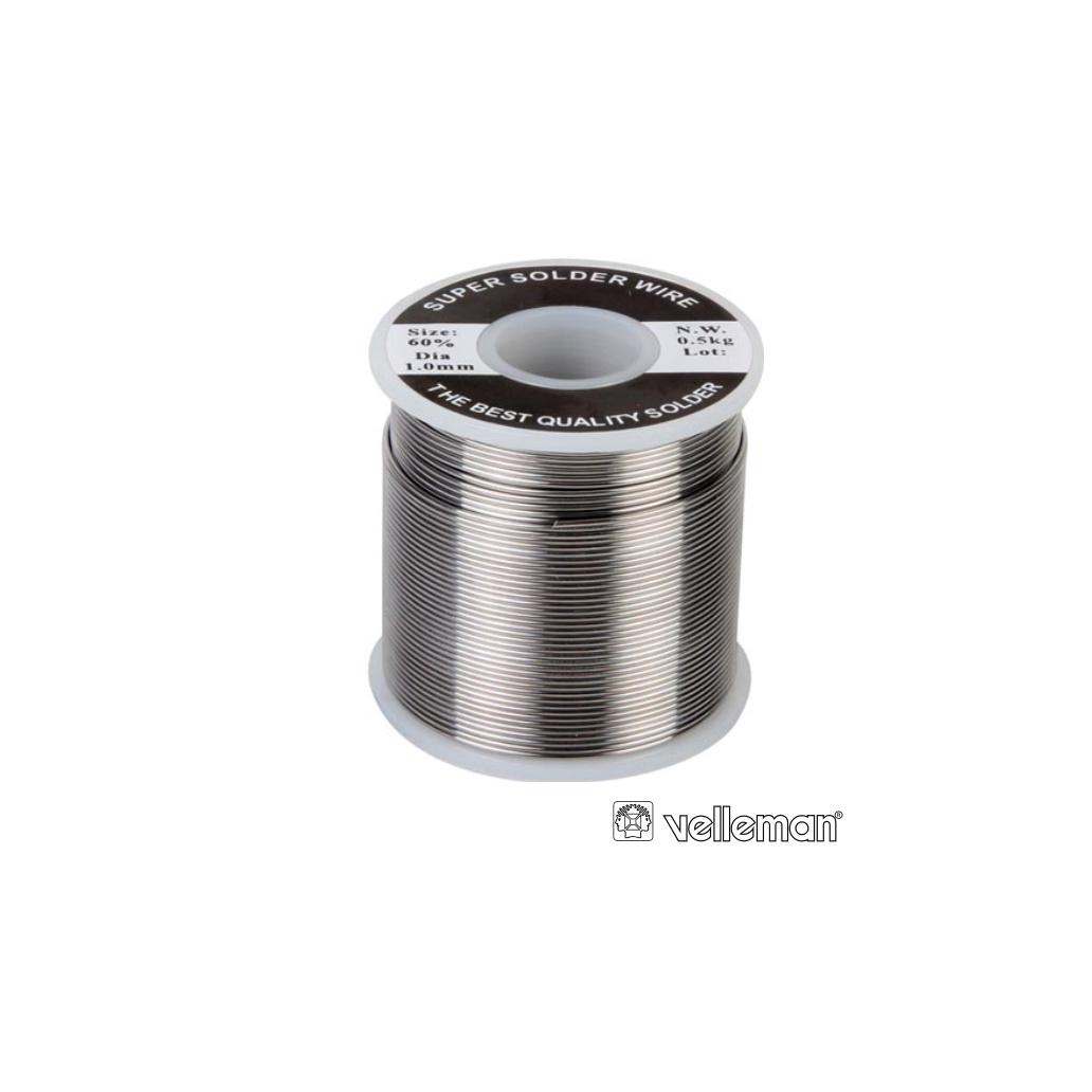 (imagem para) Solda 1mm 60/40 500g VELLEMAN