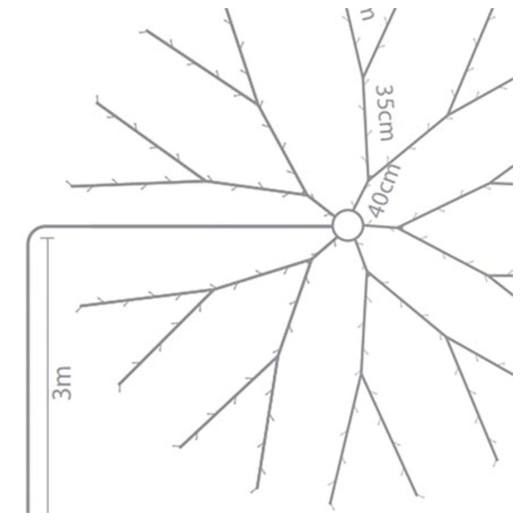 (imagem para) Luzes de Natal 280 LED 6400K