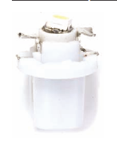 (imagem para) Lâmpada T5 Base - 1 Led SMD HP para manometros, tablier