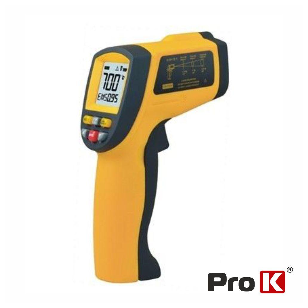 (imagem para) Termómetro IR Digital C/ Laser-50ºC a 700ºC Industrial PROK