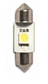 (imagem para) Lâmpada Tubular - 31mm 1Led p/ interiores ou chapa de matrícula