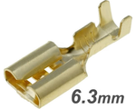 (imagem para) Terminal fêmea não-isolado (1-2.5mm²) 6.3mm