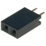 (imagem para) Barra de 2 pinos (1x2) fêmea 2.54mm para PCB