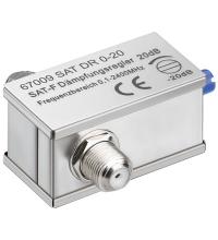 (imagem para) Atenuador Sinal TV 0 a 20dB / 0,1-2400 MHz