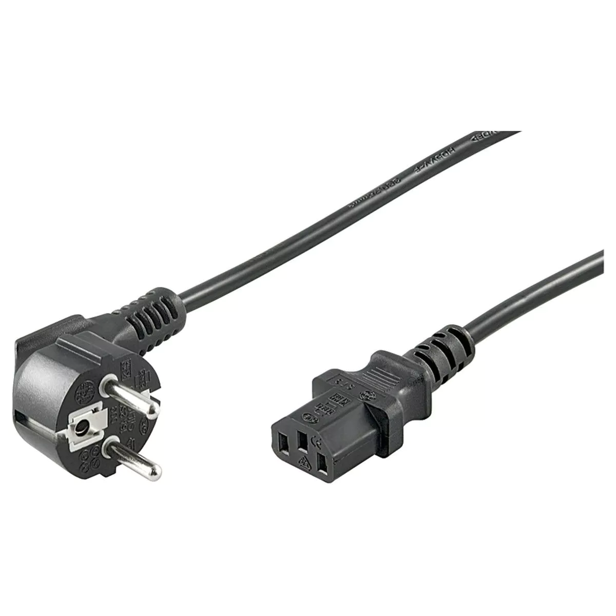 (imagem para) Cabo de Alimentação Schuko - IEC C13 (3 pinos) fêmea - 1.5m