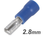 (imagem para) Terminal fêmea isolado azul (1.5-2.5mm²) 2.8mm