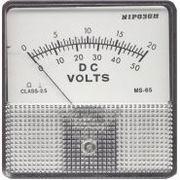 (imagem para) Voltímetro Analógico DC - 0-20 e 0-50V - 80x80
