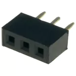 (imagem para) Barra de 3 pinos (1x3) fêmea 2.0mm para PCB