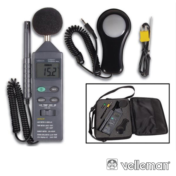 (imagem para) MULTIMETRO DIGITAL 4 EM1 3 1/2 VELLEMAN DB+LUX
