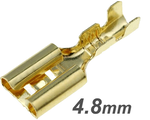 (imagem para) Terminal fêmea não-isolado (0.5-1mm²) 4.8mm