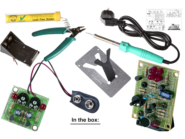 (imagem para) KIT INICIAÇÃO ELECTRÓNICA C/ SOLDADURA VELLEMAN