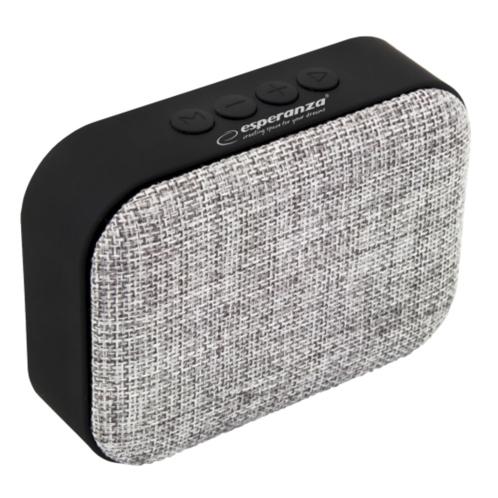 (imagem para) Coluna Bluetooth Portátil 3W USB/SD/Bat Cinza