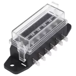 (imagem para) Caixa porta fusíveis para 6x fusíveis 19mm auto unival