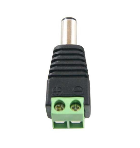 (imagem para) Ficha DC fêmea 5.5/2.1/10 mm c/ parafusos