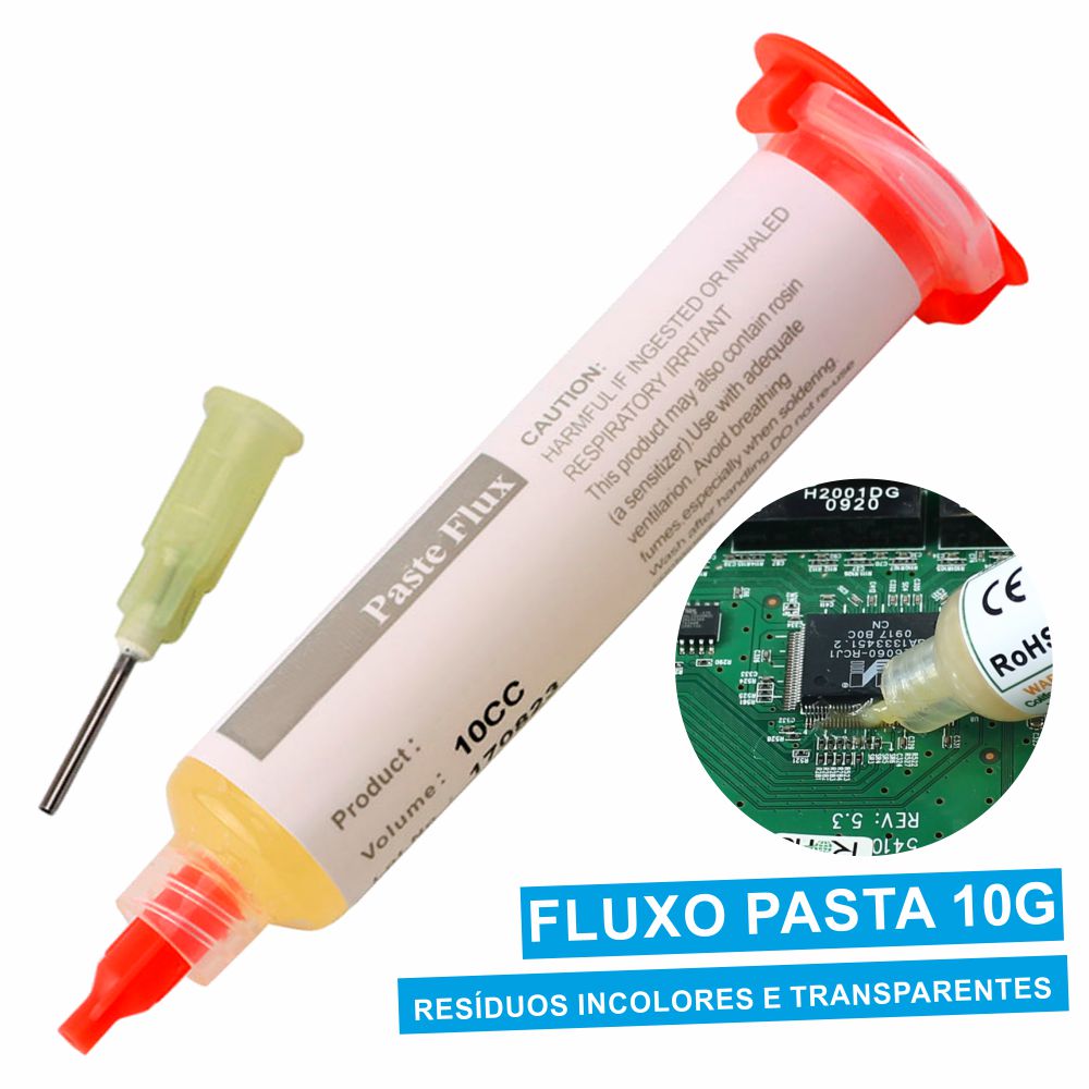 (imagem para) FLUXO EM PASTA P/ SOLDAR SERINGA 10GR