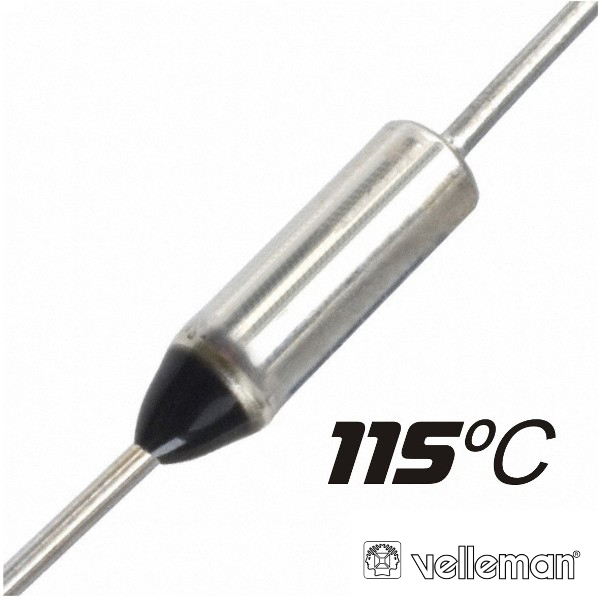 (imagem para) FUSÍVEL TÉRMICO 115°C 250V VELLEMAN