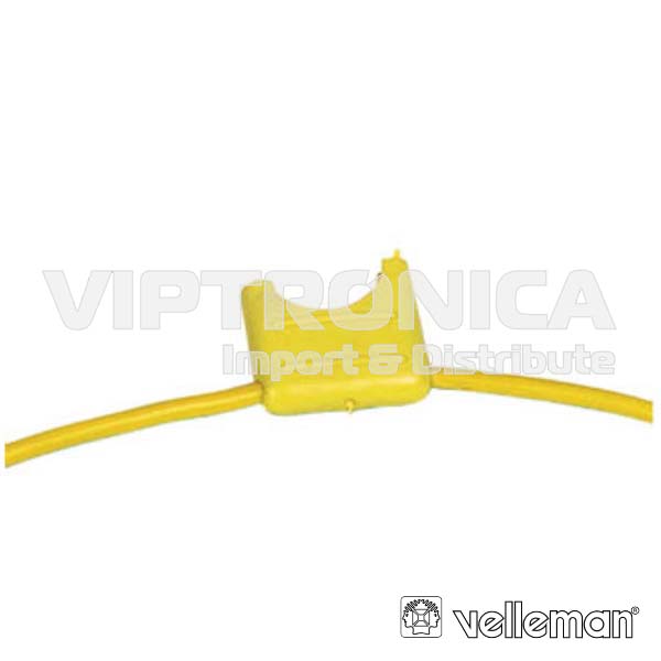 (imagem para) PORTA-FUSÍVEIS AUTOMÓVEL AMARELO