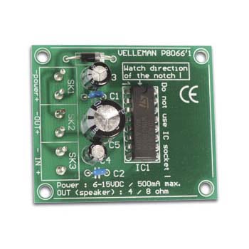 (imagem para) AMPLIFICADOR MONO 3W