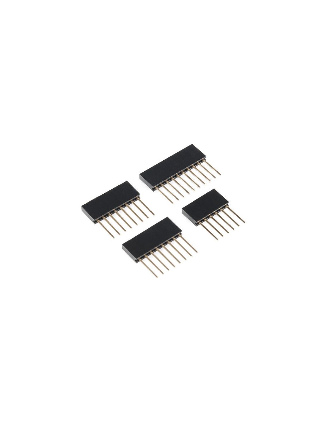 (imagem para) Kit 4x Barras de 6 e 8 pinos para Arduino - Stackable Header Kit