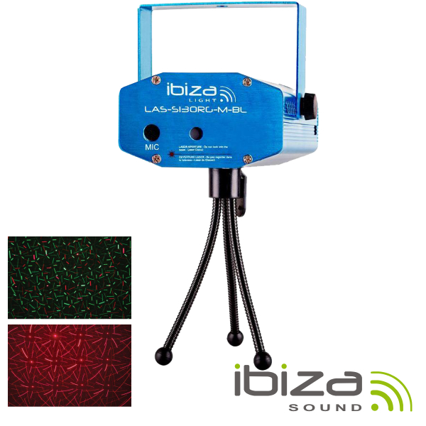 (imagem para) LASER 130MW VERMELHO/VERDE FIREFLY AZUL IBIZA