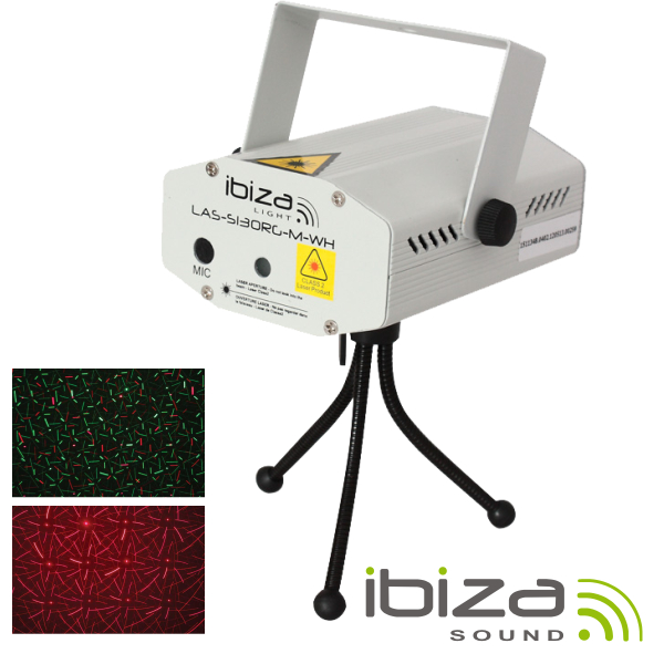 (imagem para) LASER 130MW VERMELHO/VERDE FIREFLY BRANCO IBIZA
