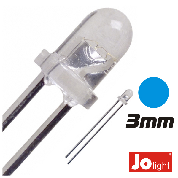 (imagem para) LED 3MM AZUL ALTO BRILHO