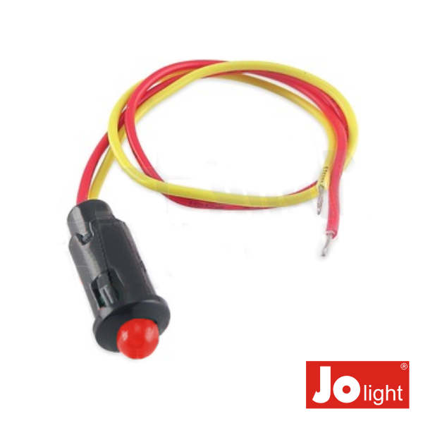 (imagem para) LED 12V DC C/ 19CM CABO VERMELHO JOLIGHT