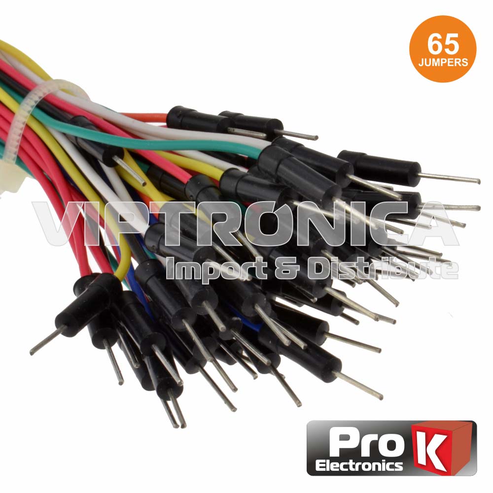 (imagem para) KIT 65 SHUNTES AWG MACHO MACHO PROK