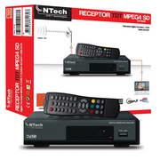 (imagem para) Receptor Digital Terrestre - Ntech - TDT1200 SD