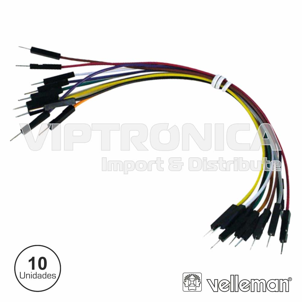 (imagem para) KIT 10 SHUNTES MACHO MACHO VELLEMAN